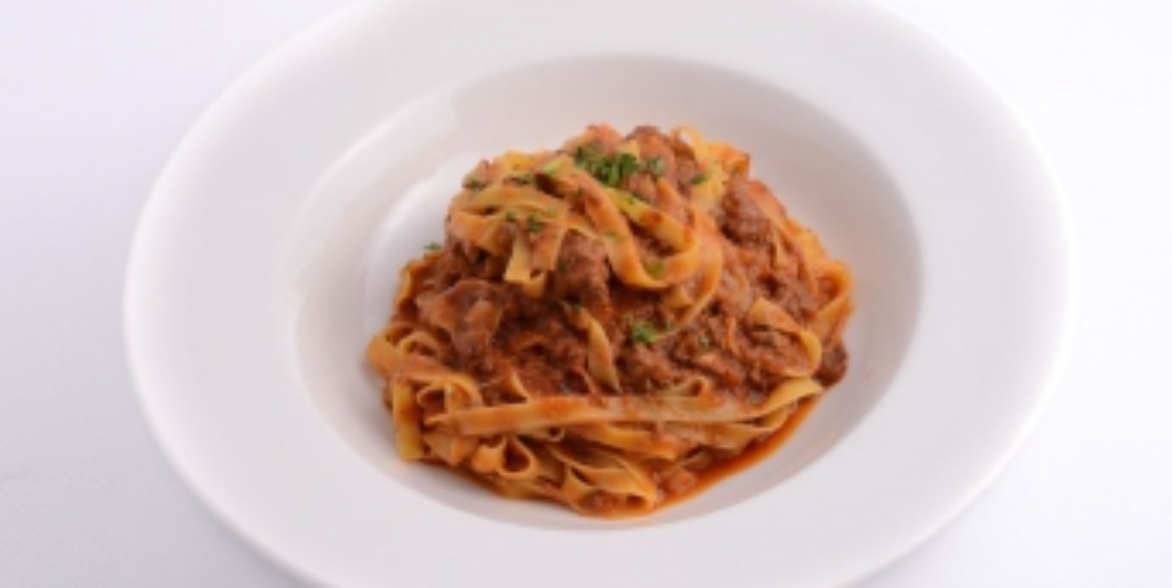 Tagliatelle in Bolognese Meat Sauce